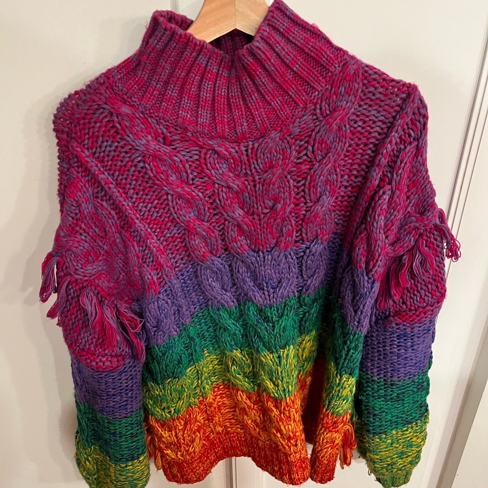 FARM Rio Multicolored Yarn Sweater - Picture 5 of 8